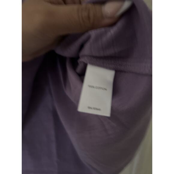 Pure Jill Seamed Slub Top Purple Size XLP - Picture 3 of 5